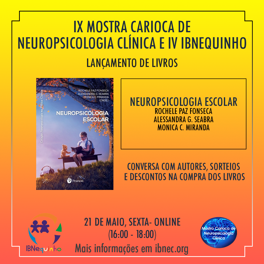Lançamento de livros Neuropsicologia Escolar