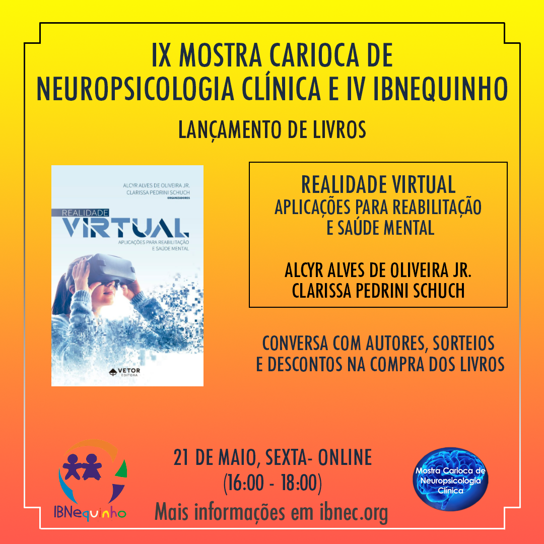 Lançamento de livros Realidade Virtual